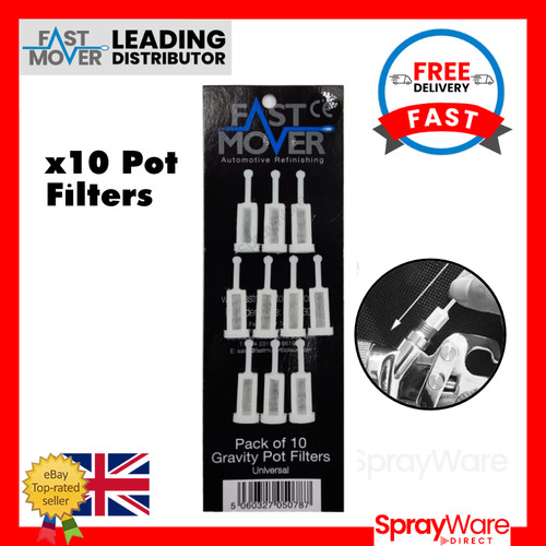Gravity feed pot - gravity, spray