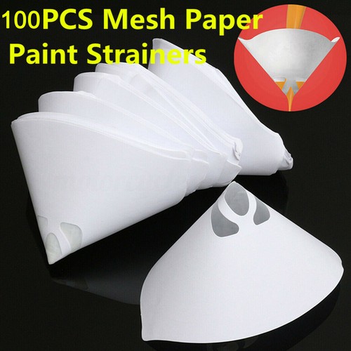 100 pack paper paint strainers - pack,